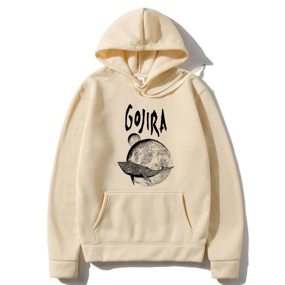 French Metal Band Gojira From Mars To Sirius Album Cover Hoodie Men Women Vintage Rock Oversized Pullover Mens Casual Hoodies
