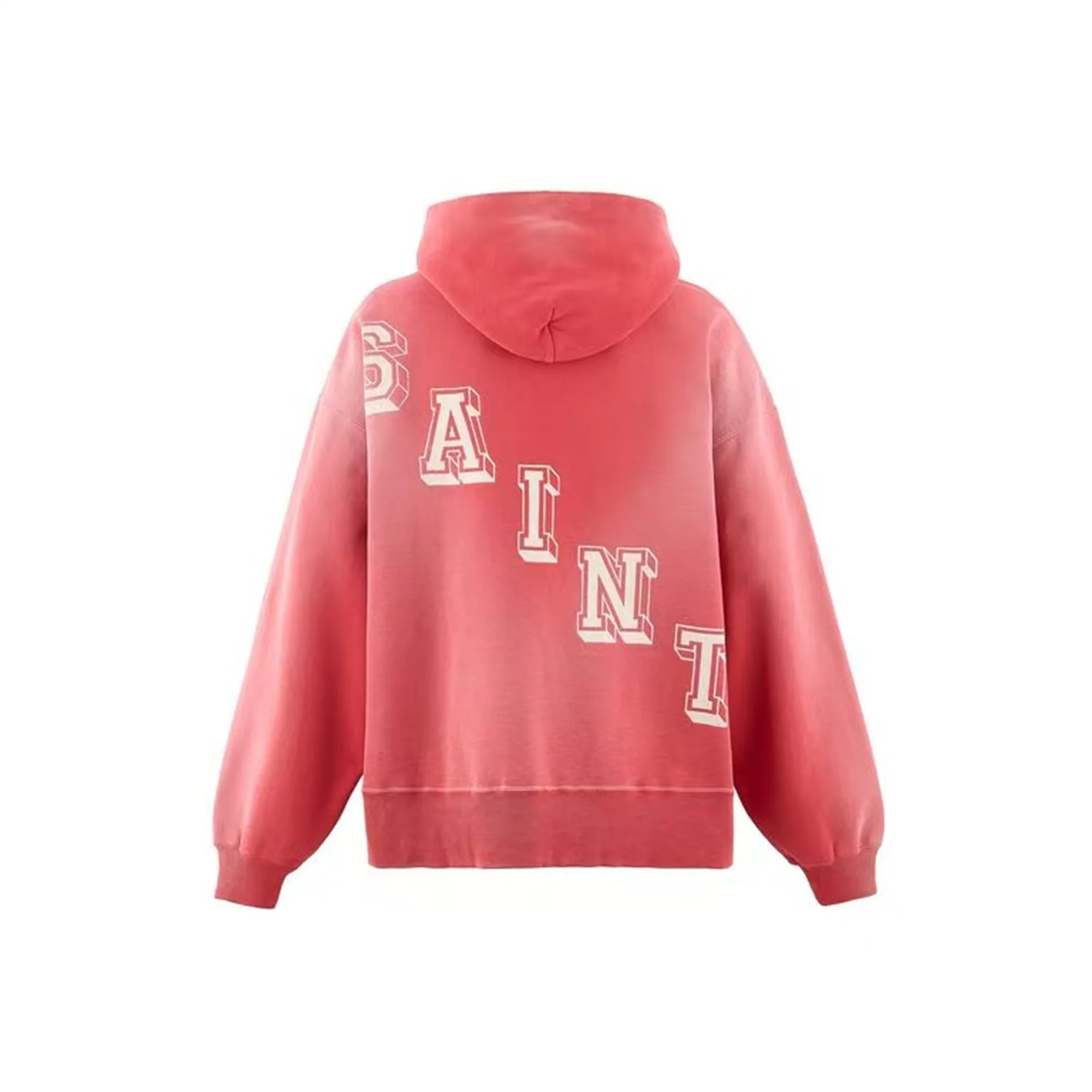 26SS New SAINT Mxxxxxx BABY MICHAEL HOODIE High-Street Oversized Cotton Hooded Sweater Printed Washed Hoodies For Men