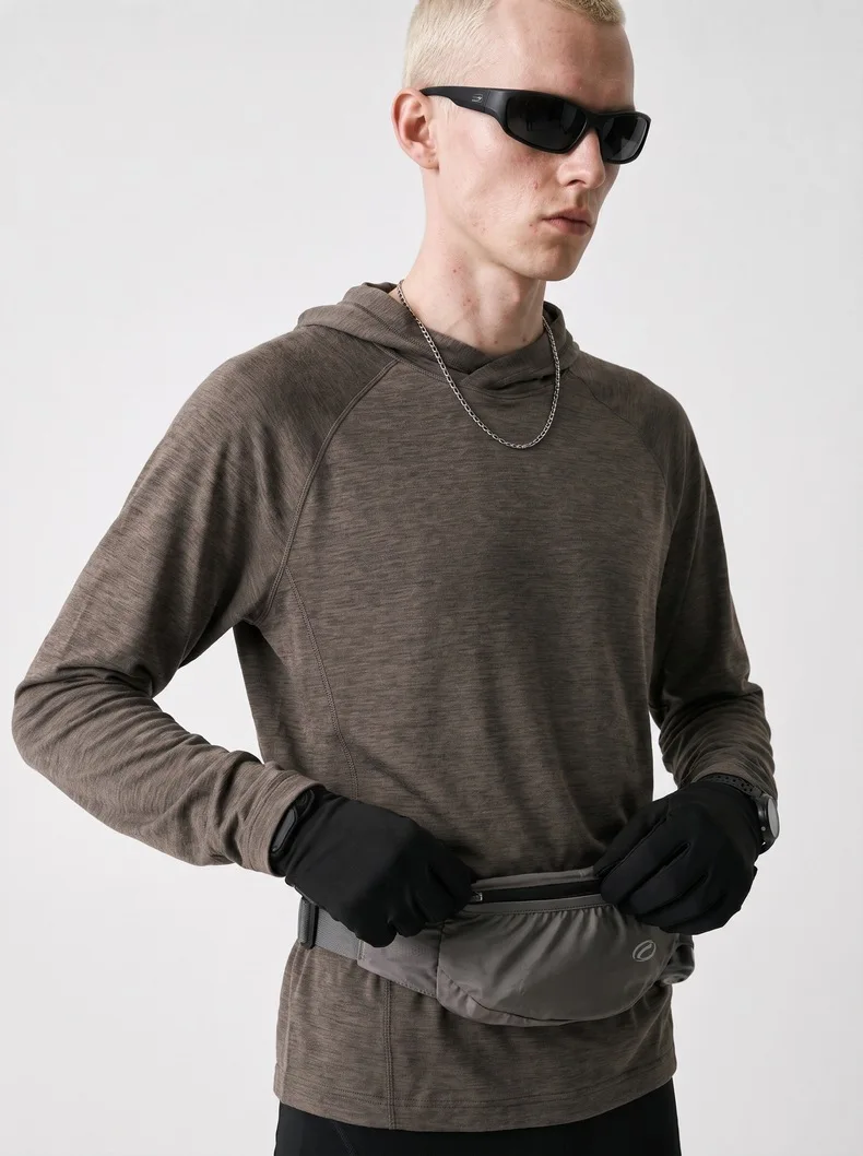Lightweight Hoodie Men Women Outdoor Running Loose Casual Quick Dry Sport Long Sleeve Hooded Sweatshirts T-shirt Track T Shirt