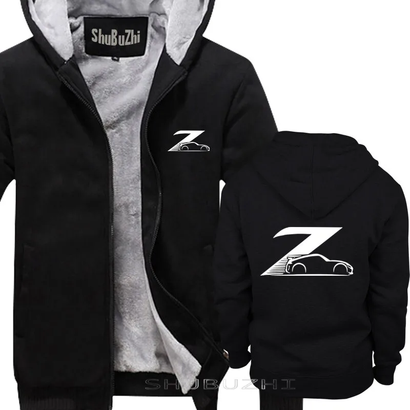 Japanese Classic Legend Car 370Z Custom black hoody cotton winter autumn New thick jacket For Men shubuzhi hoodies sbz5557