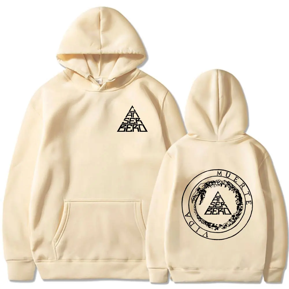 Canserbero Muerte Vida Album Hoodies Men Women Clothing Long Sleeve Hooded Sweatshirts Casual Streetwear Y2K Fashion Pullovers