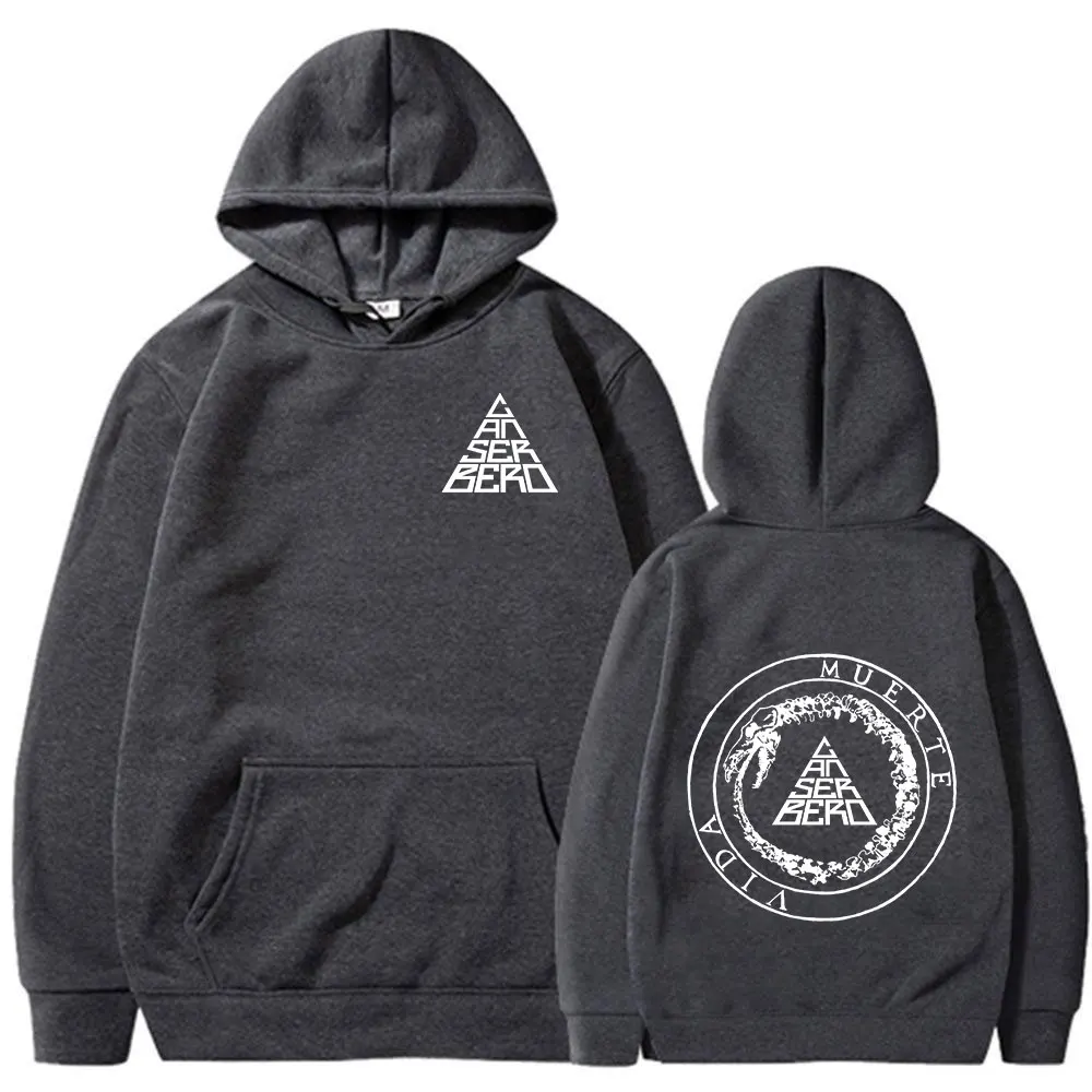 Canserbero Muerte Vida Album Hoodies Men Women Clothing Long Sleeve Hooded Sweatshirts Casual Streetwear Y2K Fashion Pullovers