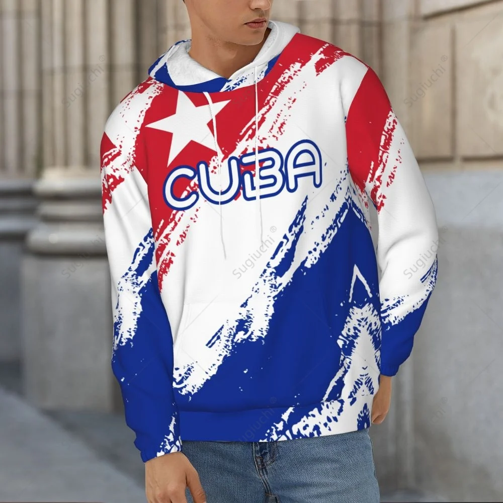 Unisex Cuba Flag Color Hoodie 3D Men Women Harajuku Sweatshirt Pullover Hoodies Polyester Casual