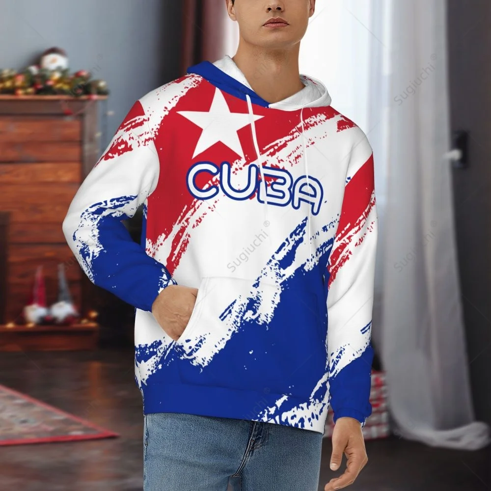 Unisex Cuba Flag Color Hoodie 3D Men Women Harajuku Sweatshirt Pullover Hoodies Polyester Casual