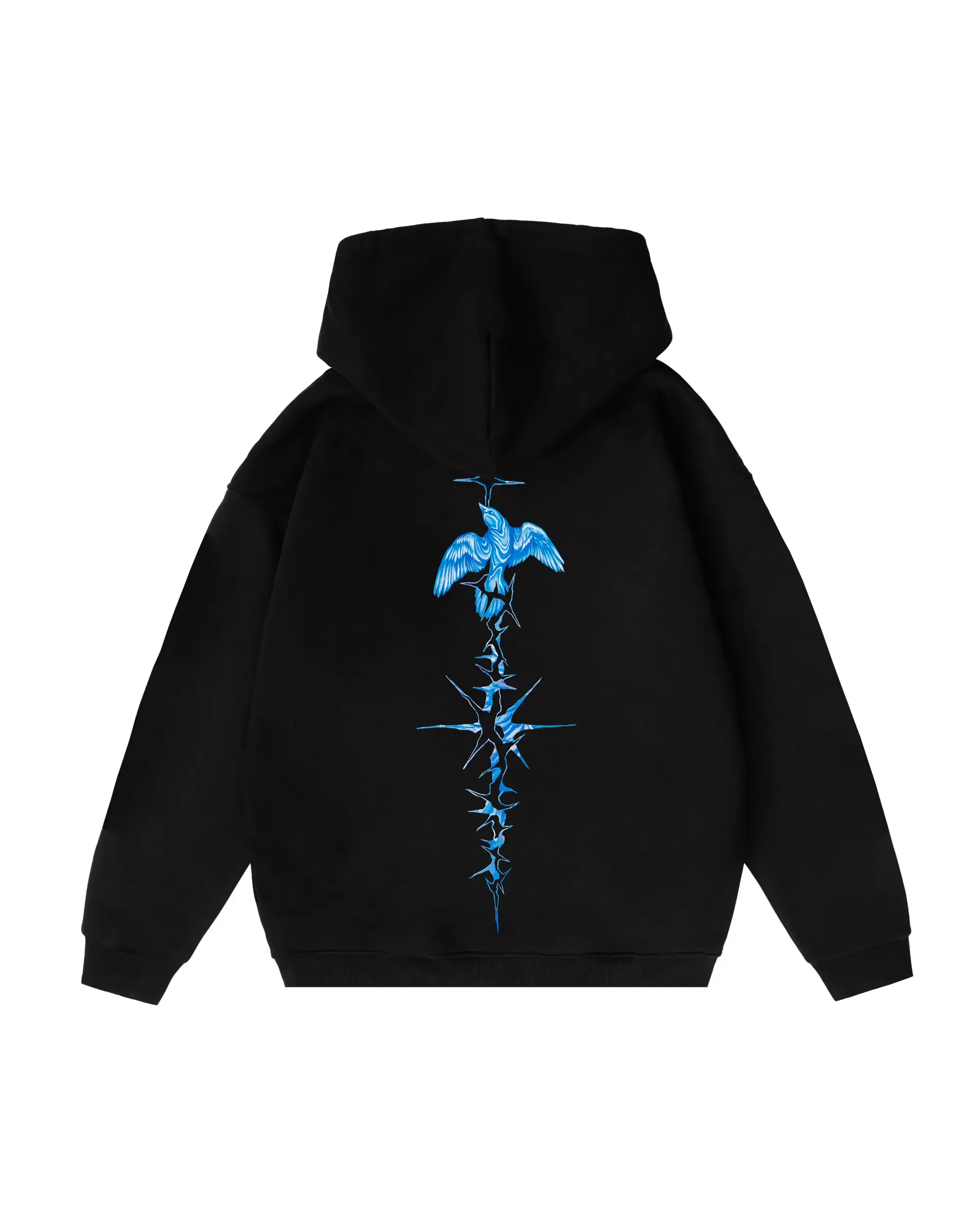 Harajuku Oversized Streetwear Pullover Men's Hoodies Bright Side Graphic Print Hooded Sweatshirt Hip Hop Aesthetic Tops Goth Y2k