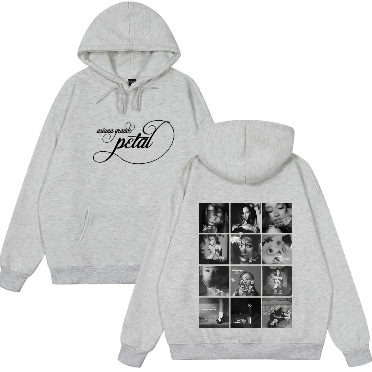 Ariana Grande Petal Album Tour 2026 Graphic Hoodie Men Women Fashion Sweatshirt Loose Winter Casual Vintage Pullover Fan Gifts