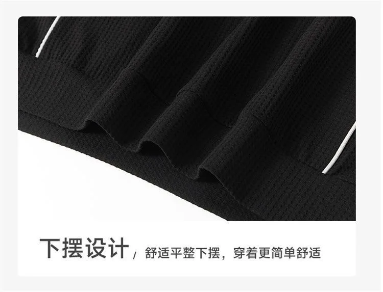 Spring and Autumn fashion solid color sports fitness running breathable pullover sweatshirt men's casual loose high quality top