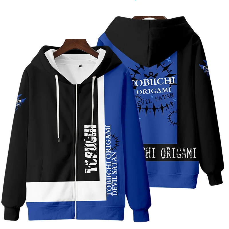 Japanese Anime Tobiichi Origami Tokisaki Kurumi Cosplay Costume 3D Print Hoodies Men Women Long Sleeve Sweatshirt Casual Jackets