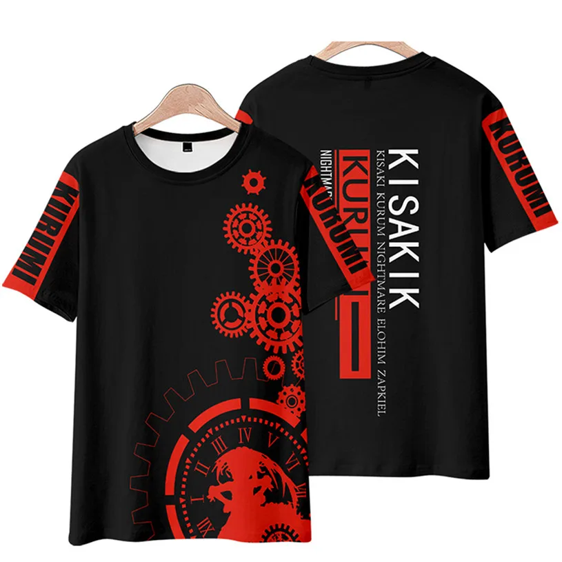 Japanese Anime Tobiichi Origami Tokisaki Kurumi Cosplay Costume 3D Print Hoodies Men Women Long Sleeve Sweatshirt Casual Jackets