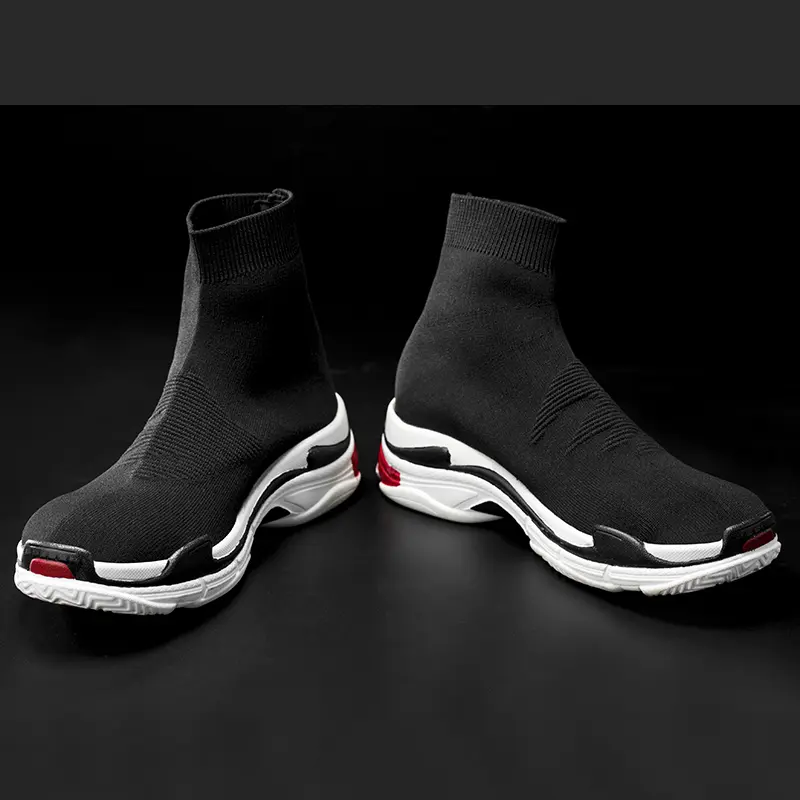 Shoes for Men Sneakers Men All Brands Tennis Loafers Shoes Tide Women Elastic Socks Shoes Fashion Casual Shoes Large 2024 Autumn