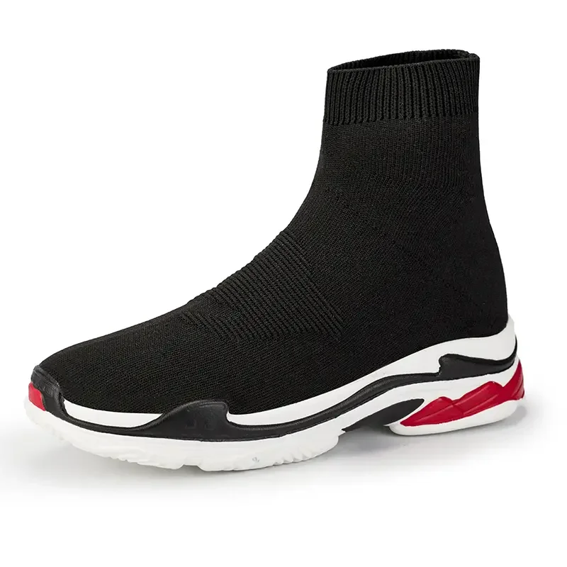 Shoes for Men Sneakers Men All Brands Tennis Loafers Shoes Tide Women Elastic Socks Shoes Fashion Casual Shoes Large 2024 Autumn