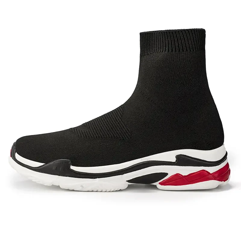 Shoes for Men Sneakers Men All Brands Tennis Loafers Shoes Tide Women Elastic Socks Shoes Fashion Casual Shoes Large 2024 Autumn