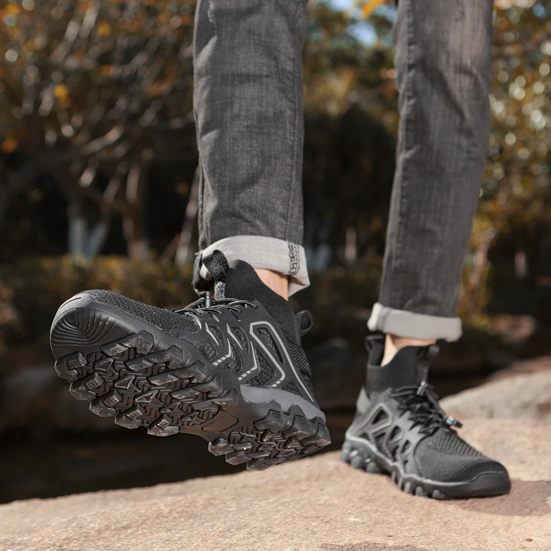Men's Water Shoes Water Shoes Outdoor Water Shoes Non-slip Comfortable Lightweight Rubber Soles Lightweight Sports Sizes 39-46