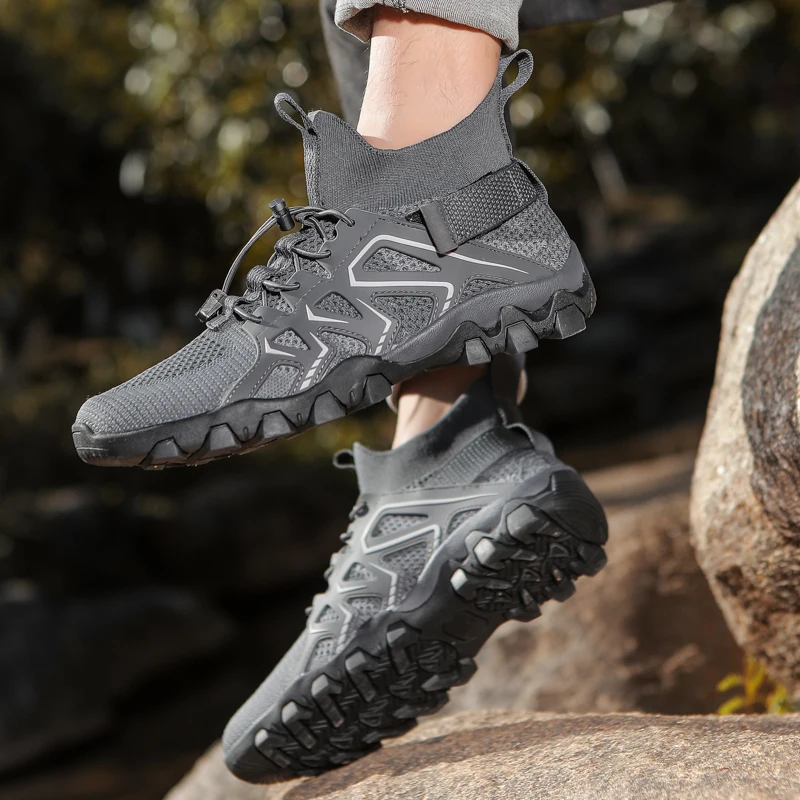 Men's Water Shoes Water Shoes Outdoor Water Shoes Non-slip Comfortable Lightweight Rubber Soles Lightweight Sports Sizes 39-46