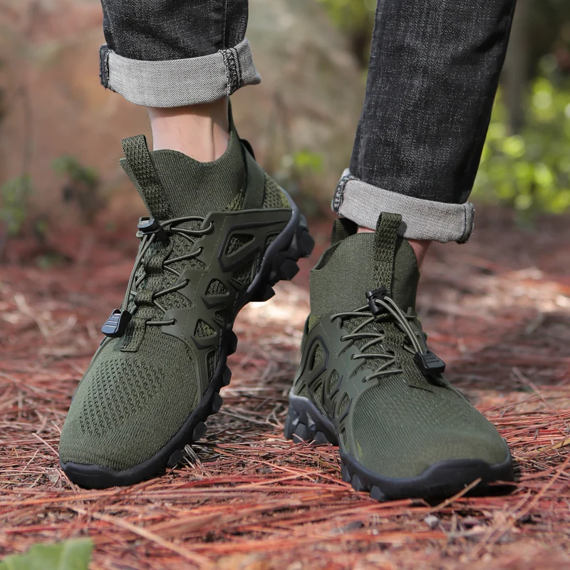 Men's Water Shoes Water Shoes Outdoor Water Shoes Non-slip Comfortable Lightweight Rubber Soles Lightweight Sports Sizes 39-46