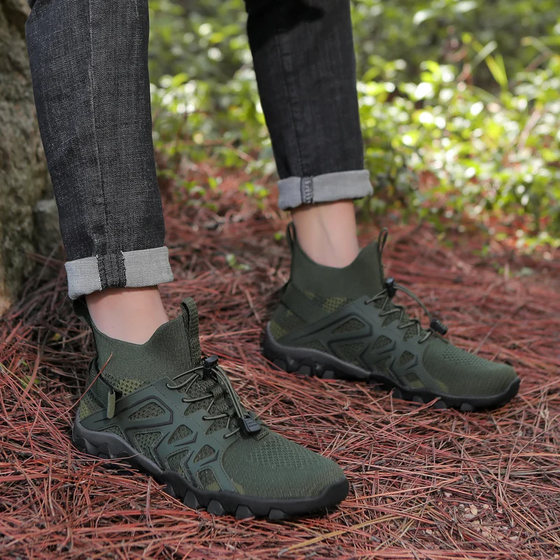 Men's Water Shoes Water Shoes Outdoor Water Shoes Non-slip Comfortable Lightweight Rubber Soles Lightweight Sports Sizes 39-46