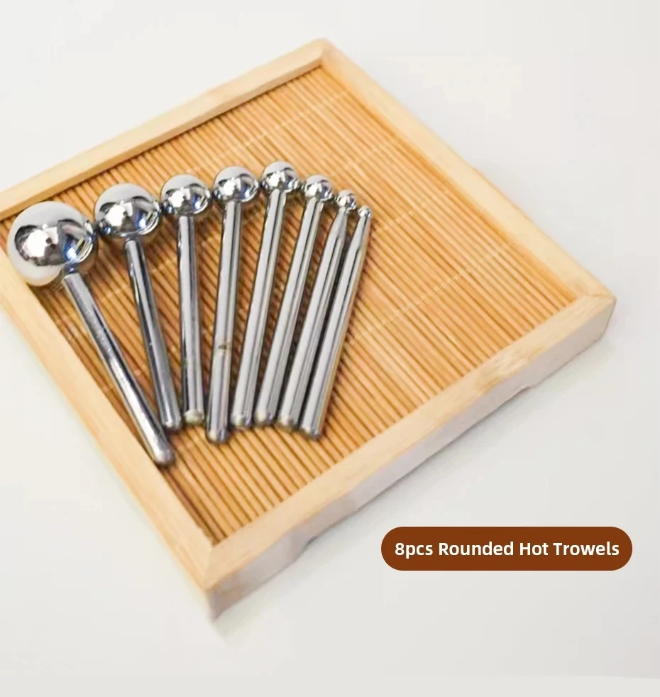 Fabric Flower Ironing Machine Ironing Ironing Tool Set Flower Making Tools DIY Adjustable Temperature Ball Spatula (EU Plugs)