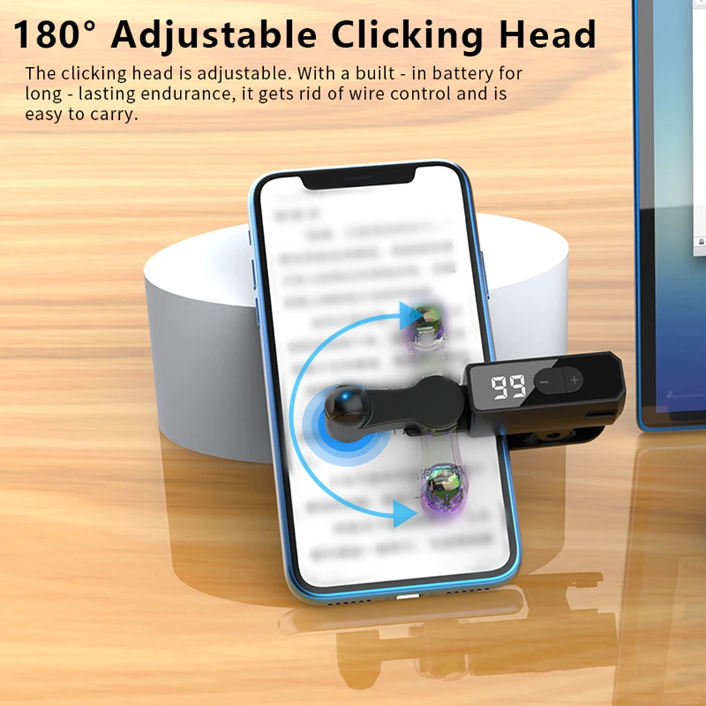 Auto Clicker for Phone Phone Screen Device Speed Clicker Automatic Clicker for Game Live Broadcasts Likes Reward Task