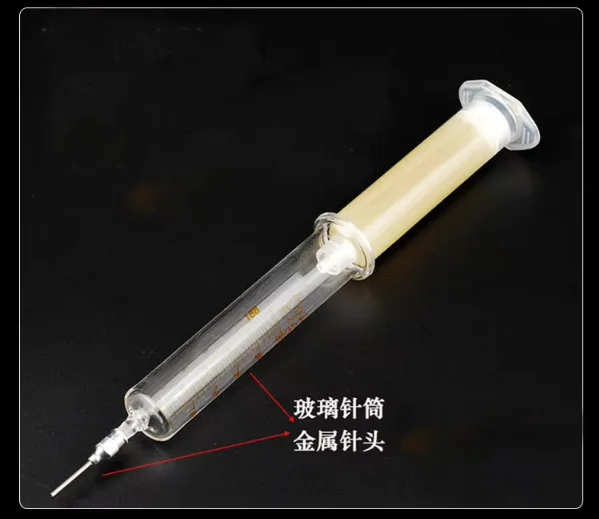 RELIFE 5ml 10ml Flux Metal Needle Glass Syringe for Mobile Phone Repair BGA PCB Ball Mounting Oil Soldering Flux Syringe Tool
