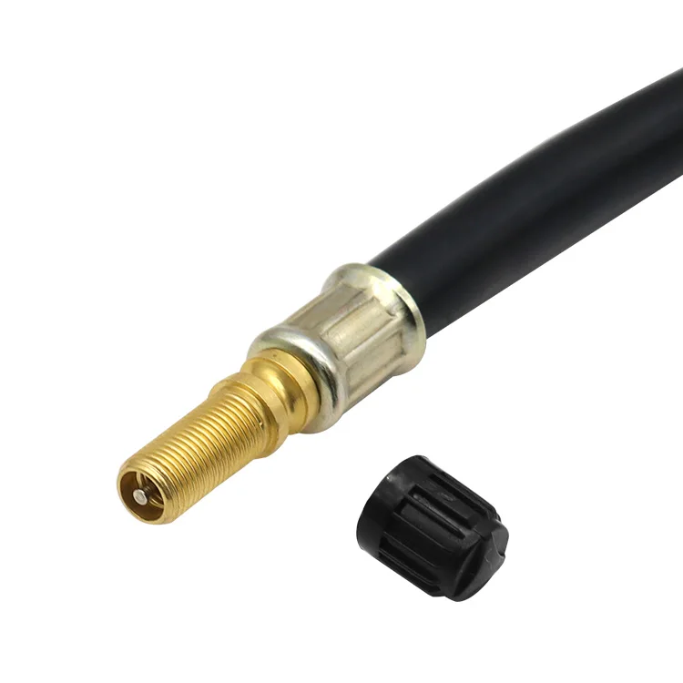 Truck Valve Extension Flexible Bus Tire Valve Extension Rubber Tyre Valve Stem Extender Tire Nipple Adaptor