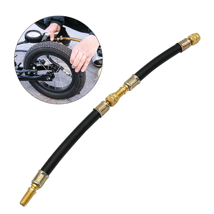 Truck Valve Extension Flexible Bus Tire Valve Extension Rubber Tyre Valve Stem Extender Tire Nipple Adaptor
