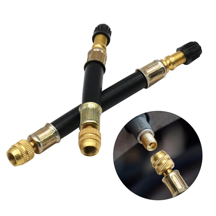 Truck Valve Extension Flexible Bus Tire Valve Extension Rubber Tyre Valve Stem Extender Tire Nipple Adaptor
