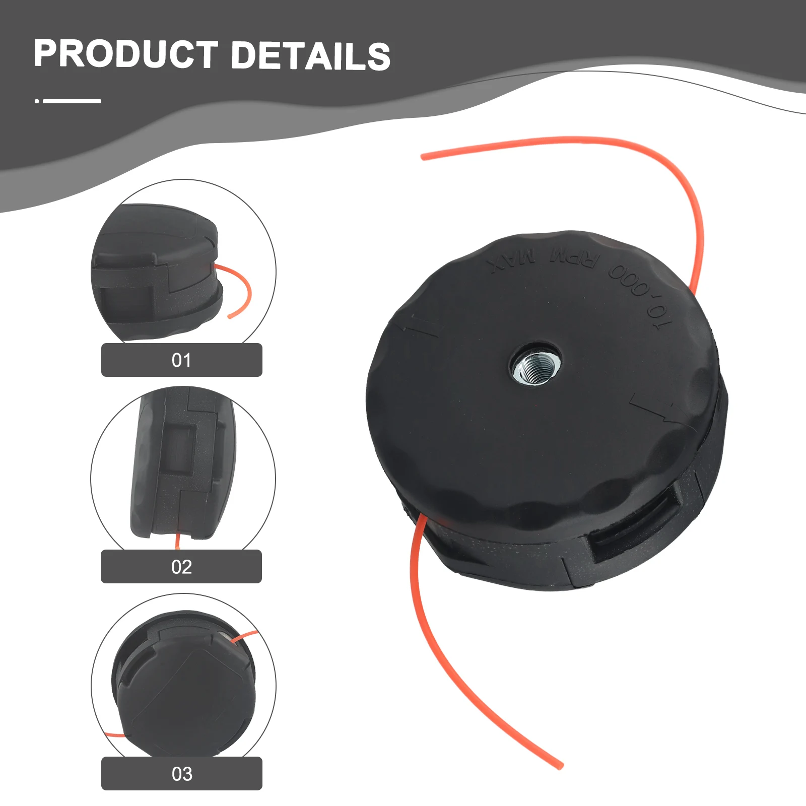 String Trimmer Head For SRM140, SRM200, SRM202 210, 225, 230 For Echo Lawn Mower String Trimmer Brush Cutter Garden Tool