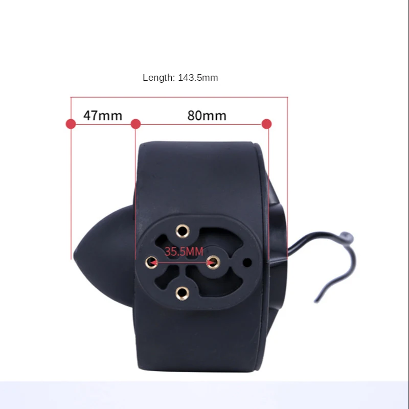 800W High Speed ROV Underwater Propeller for Fishing Boat Kayak Modified Submersible Robot 24-48V 10A 130N,1pc