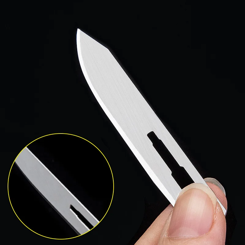 No11/23/24/60 Stainless Steel Blade Carbon Steel Surgical Blade Separate Package Open Express Unbox Engraving Cut Fish Replace