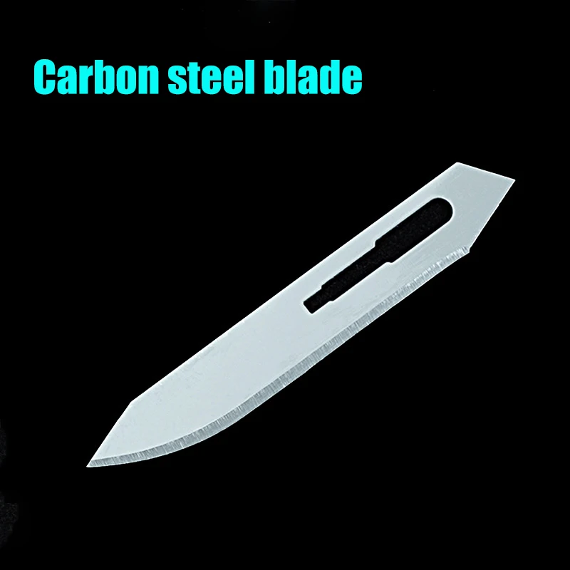 No11/23/24/60 Stainless Steel Blade Carbon Steel Surgical Blade Separate Package Open Express Unbox Engraving Cut Fish Replace