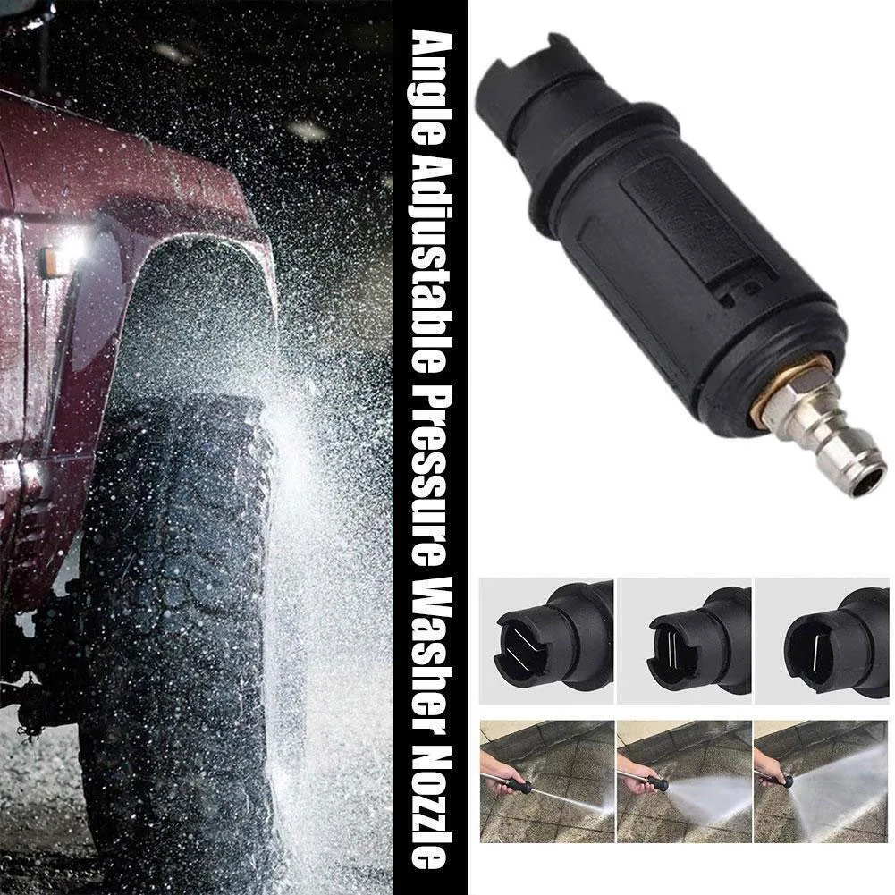 1/4 Angle Quick Pressure Washer Rotating Turbo Nozzle Spray Tip Garden High-pressure Cleaning Machine Turbine Nozzle