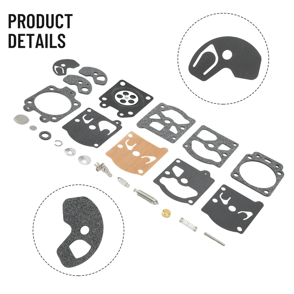 Repair For-Walbro Replacement Attachment Parts Carburetor Rebuild Kit Tool Carburetor WA WT Carbs Set Accessories Chainsaw Parts