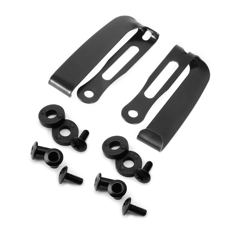 K Sheath Waist Clip Accessories K Sheath Clip for KYDEX Scabbard Carrying Clip K Sheath Waist Clip with Screws for Tool