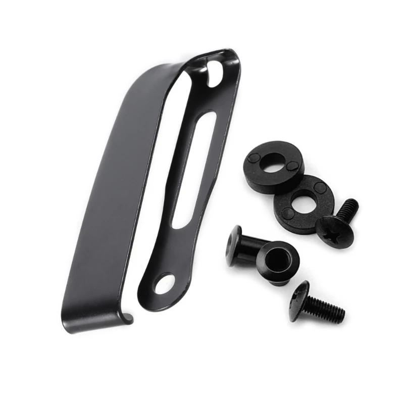 K Sheath Waist Clip Accessories K Sheath Clip for KYDEX Scabbard Carrying Clip K Sheath Waist Clip with Screws for Tool