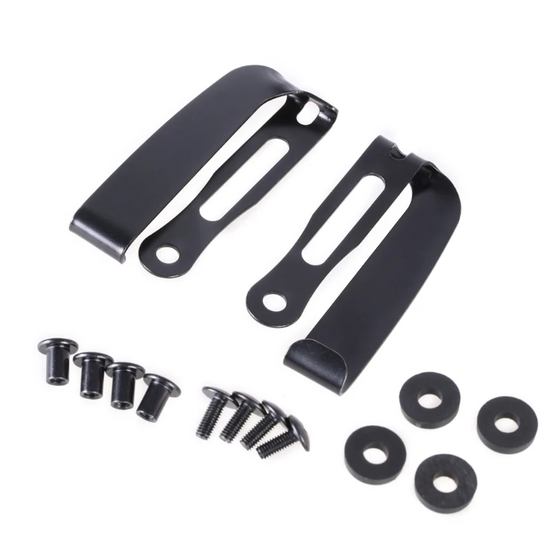 K Sheath Waist Clip Accessories K Sheath Clip for KYDEX Scabbard Carrying Clip K Sheath Waist Clip with Screws for Tool
