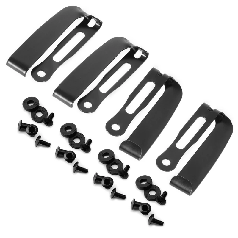 K Sheath Waist Clip Accessories K Sheath Clip for KYDEX Scabbard Carrying Clip K Sheath Waist Clip with Screws for Tool