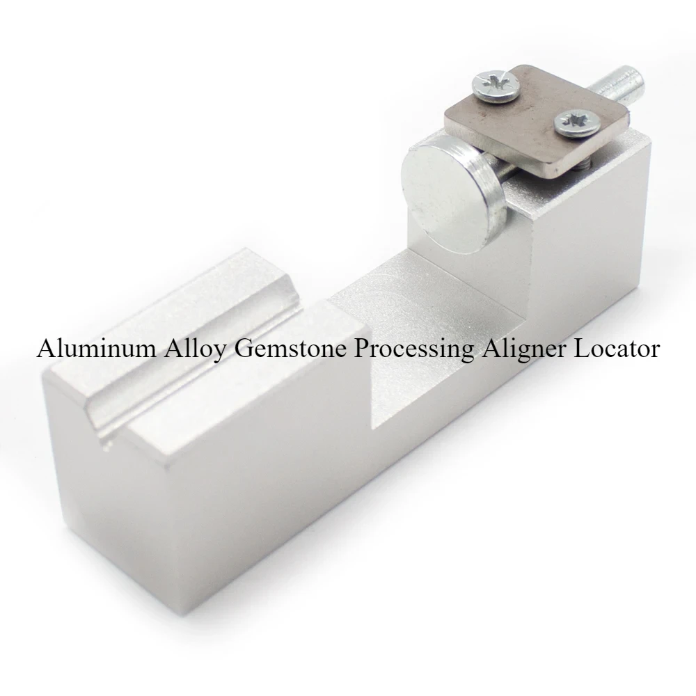 1pcs Aluminum Alloy Gemstone Processing Aligner Locator Level Seat Jewelry Processing Tool Butt Leveler Vertical Horizontal