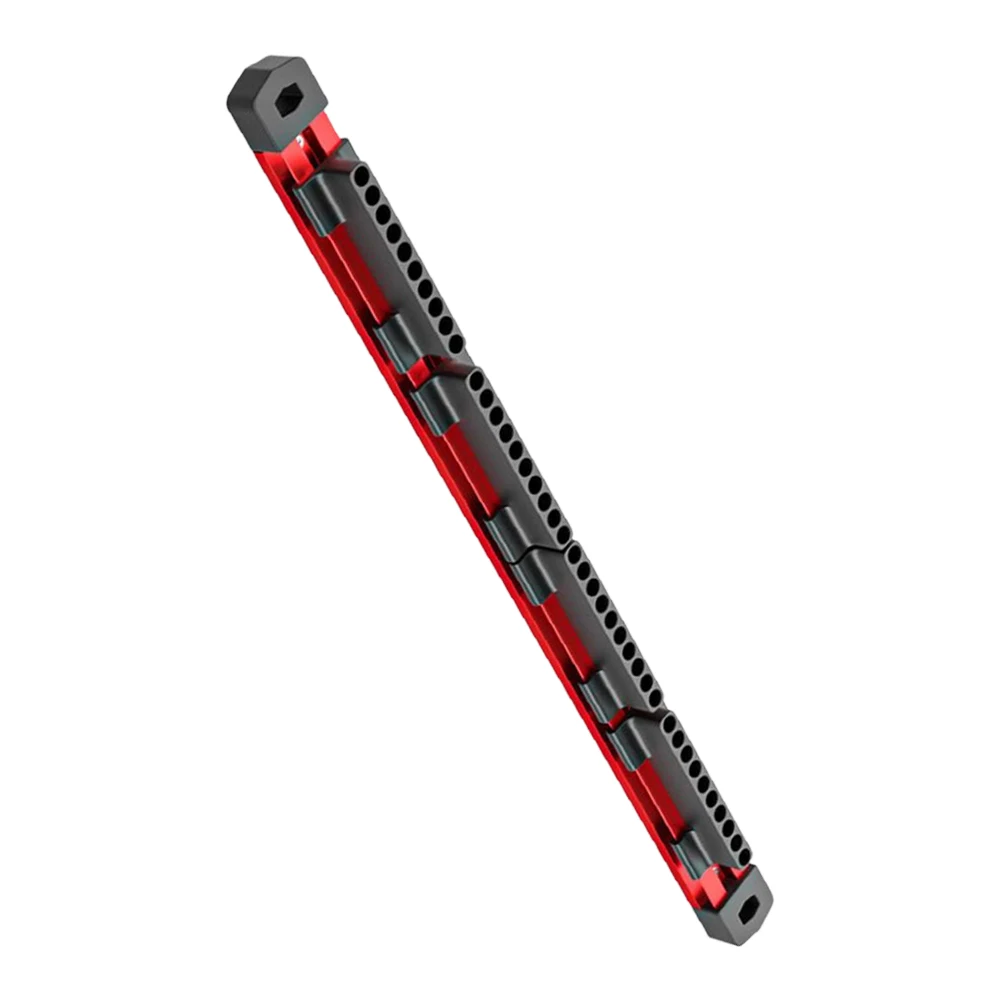 40 Holes Sleeve Batch Head Storage Rack Magnetic Drill Bits Holder Tool Organizer 40 Holes For Electrician Tool Accessories