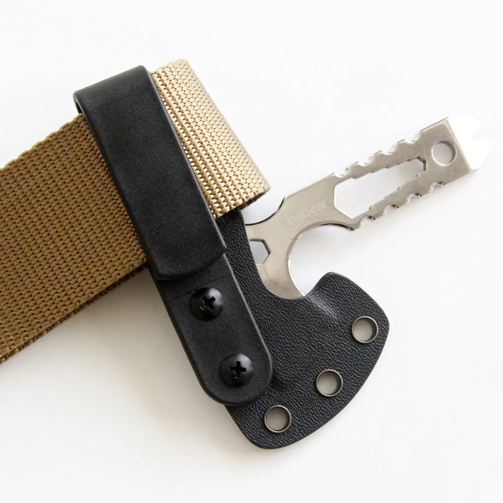 10PCS/LOT Tactical Black Tough Clip Belt Clip Universal Sheath/Holster Clip Loop With Mounting Screws