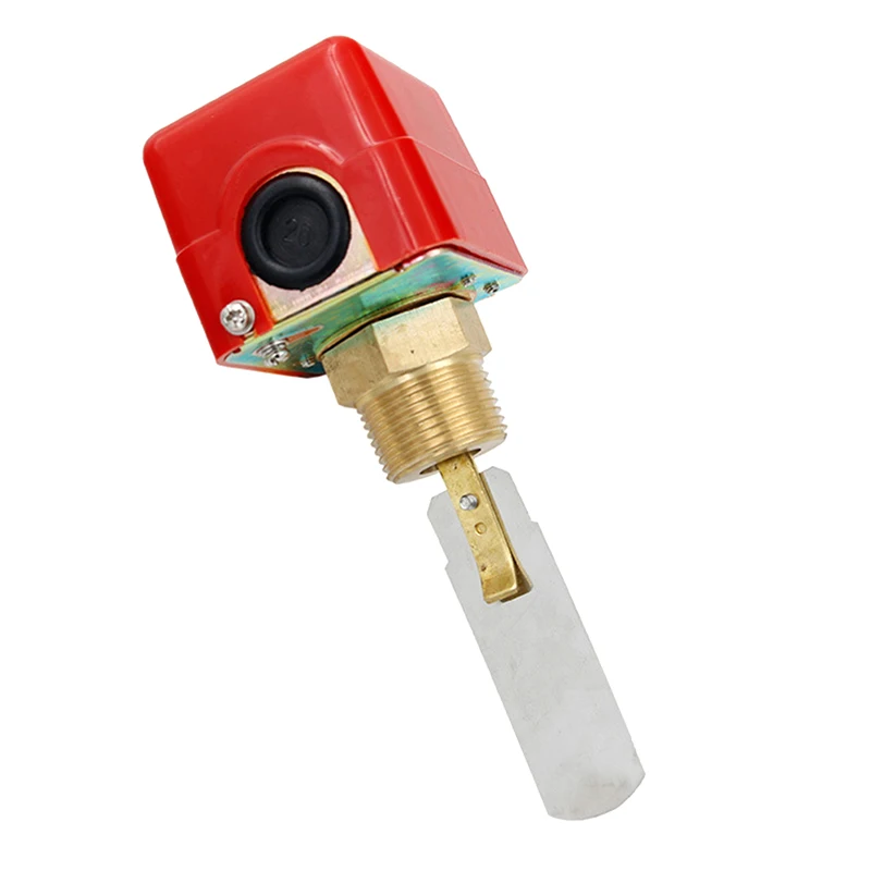 1pc Target Flow Meter Stainless Steel Seal Red Flow Sensor Controller Water Flow Switch Tool