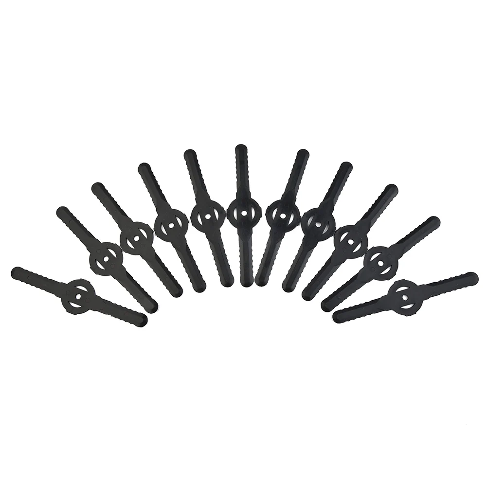 20Pcs Plastic Cutter Blades For Electric Cordless Grass Trimmer Strimmer Tool Grass Trimmer Blades Replacement Garden Tool