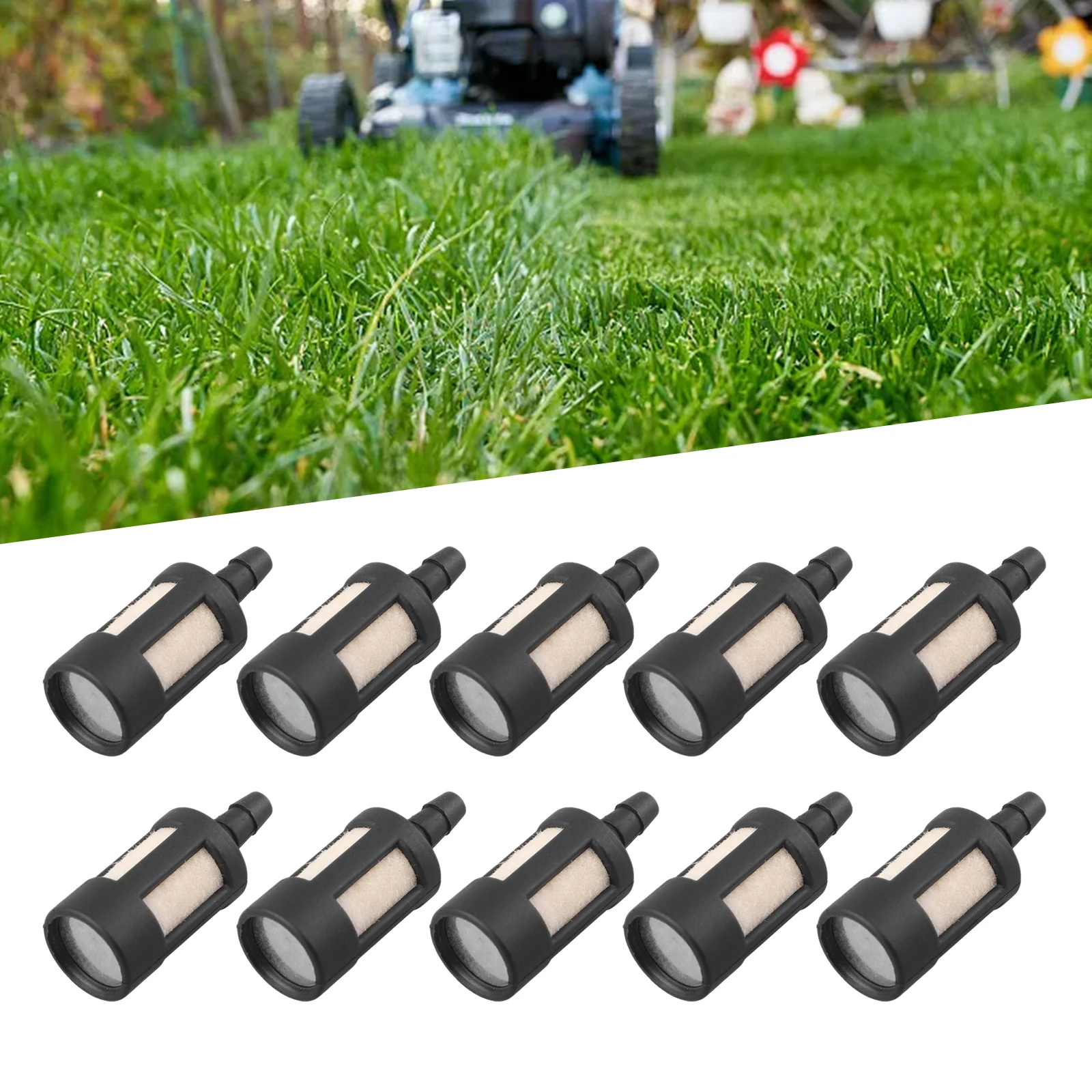 10PCS General Fuel Filter For Gasoline Garden Machinery Grass Trimmer Chainsaw