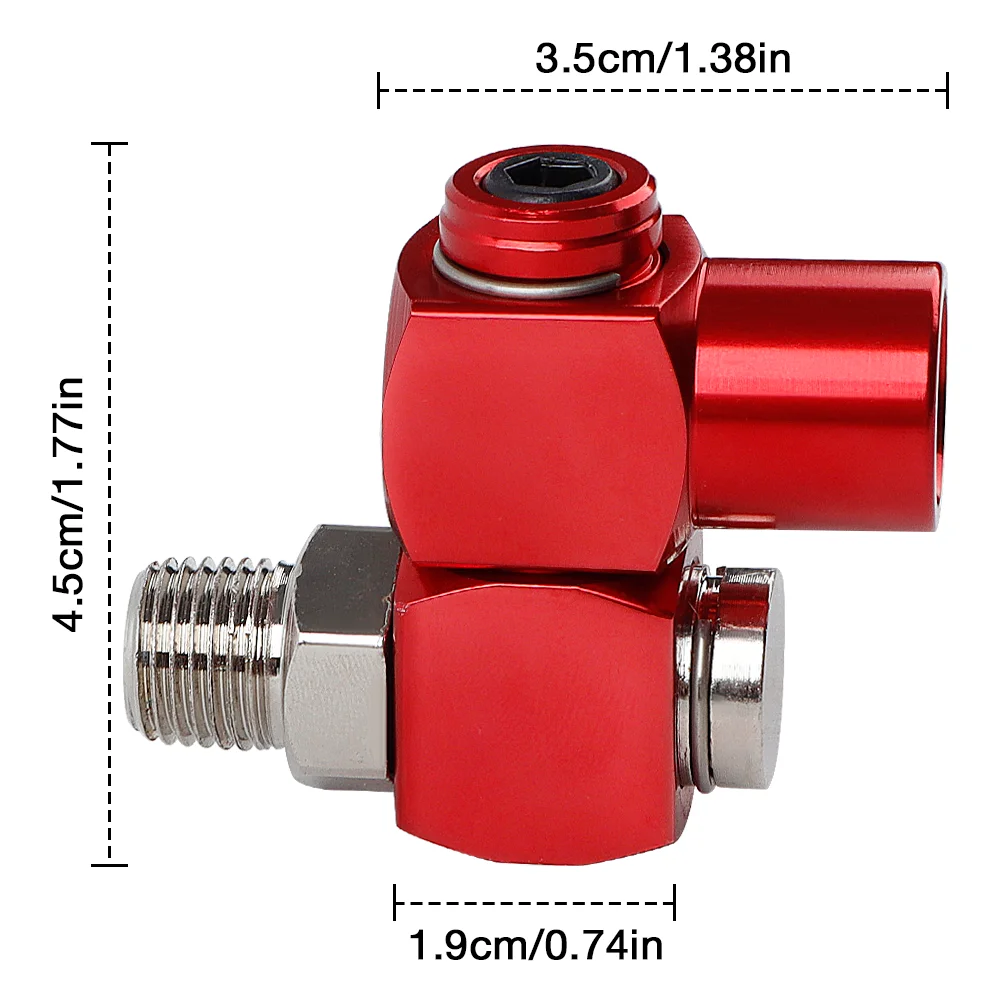 1/4" NPT Connector, 360° Swivel Air Hose Connector,Home Air Pipe Interface, Air Compressor Accessories,Air Tools, Pipe Interface