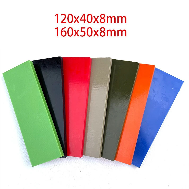 2pieces Composite G10 Knife Handle Material for DIY Handmade Knife Handle Making Material G10 Tool Patch Material 120x40x8mm