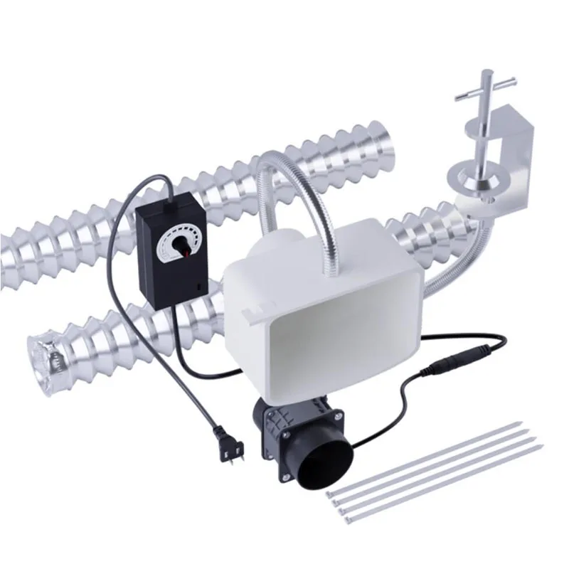 Industrial Fume Extractor with Flexible Hose, Desktop Fume Absorber for Welding