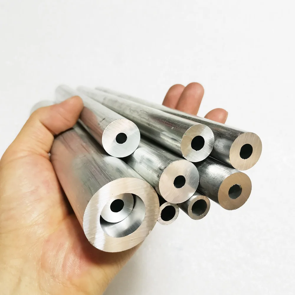 6061 Aluminum Tube ID 2mm 3mm 4mm 5mm 6mm 7mm 8mm 9mm 10mm 11mm 12mm 13mm~25mm Hollow Aluminum Alloy Pipe Round Tube CNC Metal
