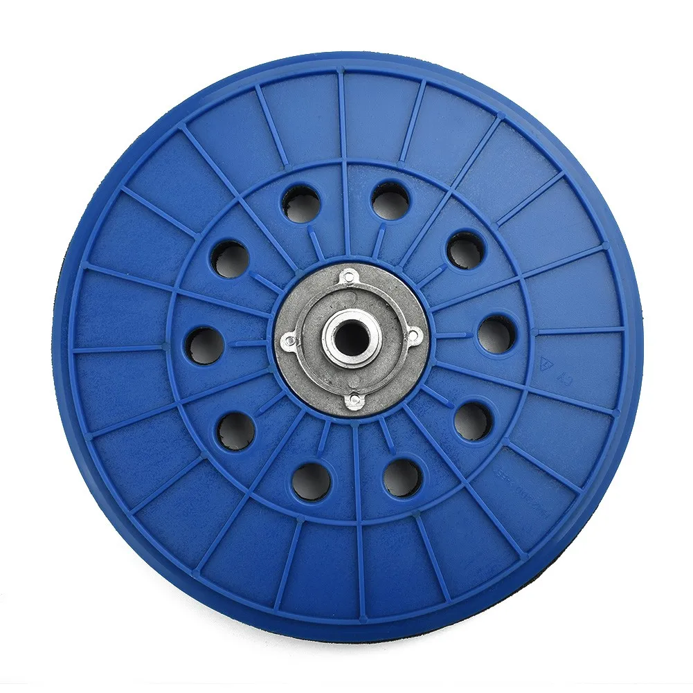 Drywall Sander Hook And Loop 10hole 9inch 210mm Backup Pad With 14mm Thread Wall Polishing Backing Plate Thread Sanding Pad