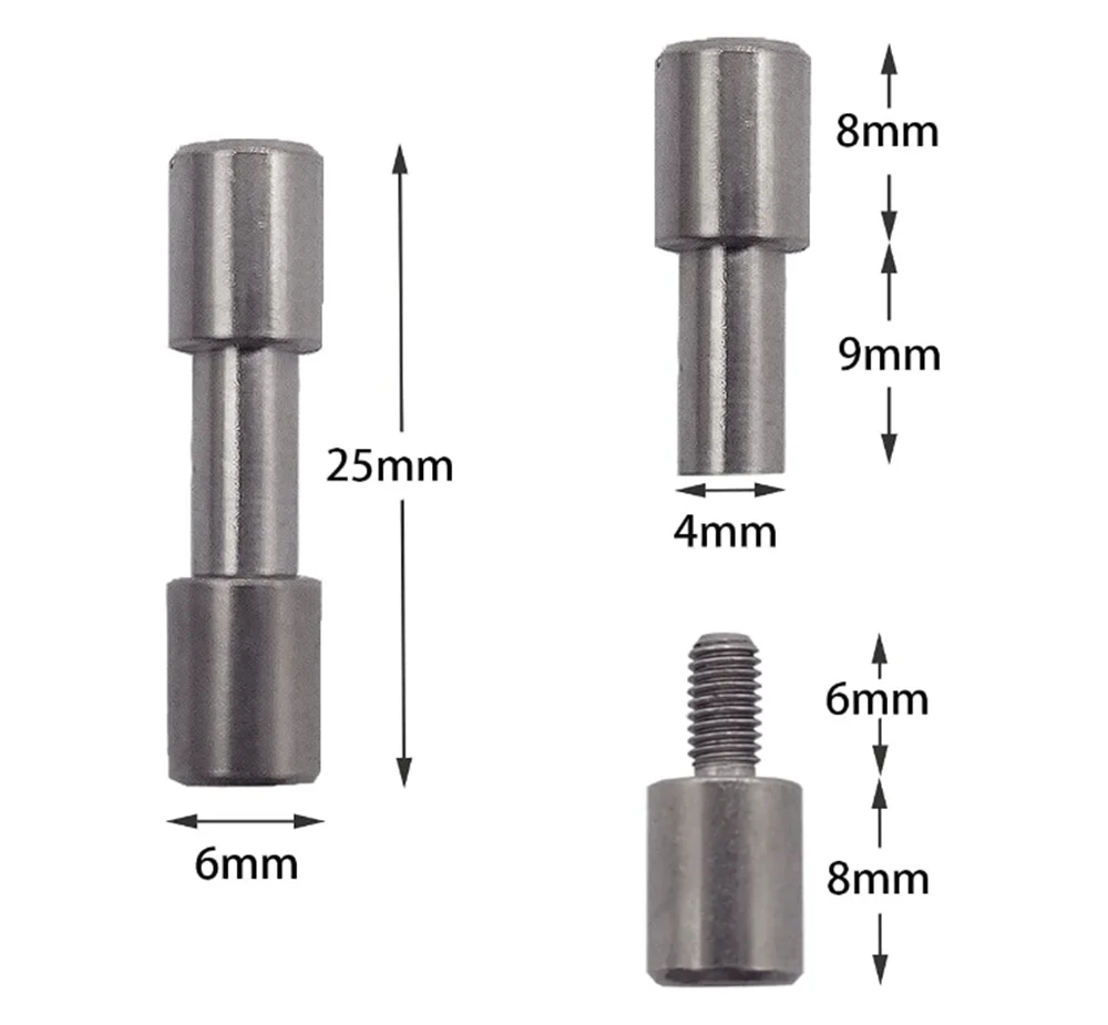 10 Sets of 6*4mm Stainless Steel Corby Bolts Fasteners Tactical Lock Rivets, Knife DIY Tool Handle Fastener EDC Knife Screw