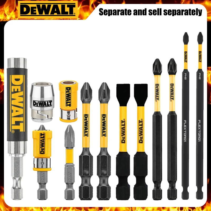 DEWALT PH2 SL8 57/89/152mm Impact Drill Bit Hexagonal Socket Corner Magnetic Ring Driver Sell Separately Power Tool Accessories
