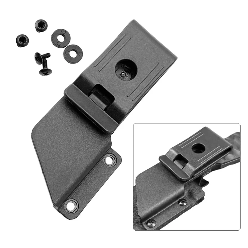 DGEV Waist Clip Universal Knife Scabbard Waist Clip K Sheath Clip Waist Clip 360° Rotatable Knife Sheath For KYDEX Sheath